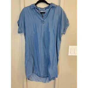 Thread + Supply Womens Denim Dress Tunic SZ M